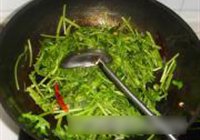 蒜蓉茼蒿的做法 步骤4