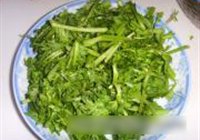 蒜蓉茼蒿的做法 步骤2