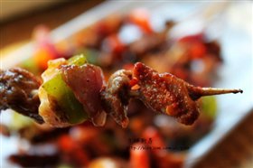 煎羊肉串