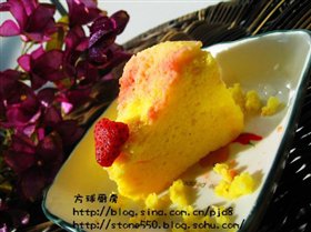 微波炉草莓蛋糕