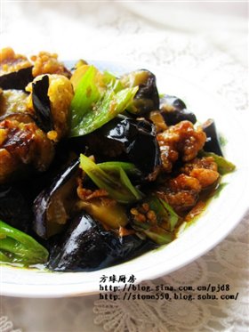 肉段烧茄子