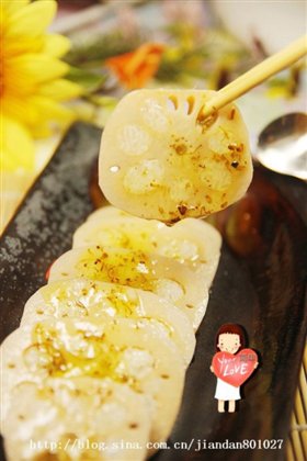 桂花蜜汁糖藕