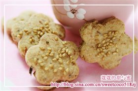 芝麻肉松饼干
