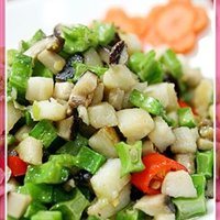 咸鲨鱼炒四角豆的做法