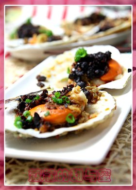 豆豉扇贝