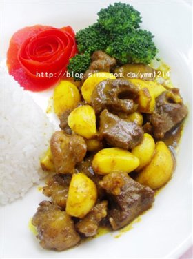 咖哩牛肉