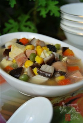 八宝豆腐汤