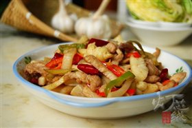 泡菜炒肉丝
