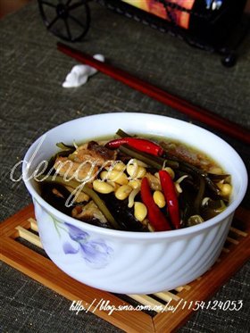 海带炖黄豆