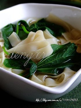 清香豆面汤