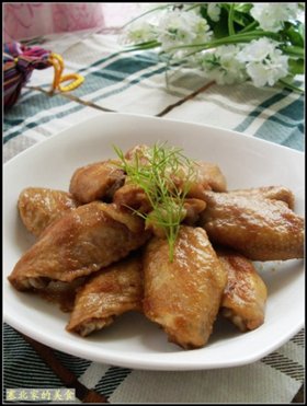 金蒜烧鸡翅