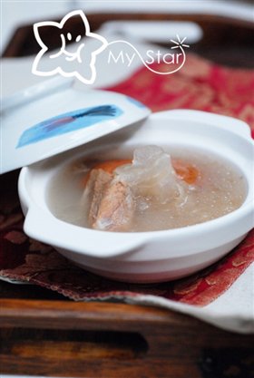 双雪煲骨汤