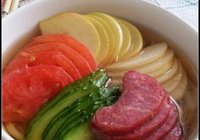 水果香肠凉面的做法 步骤5