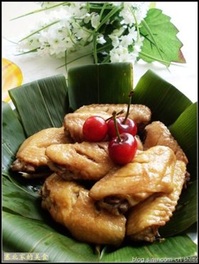 粽叶鸡翅