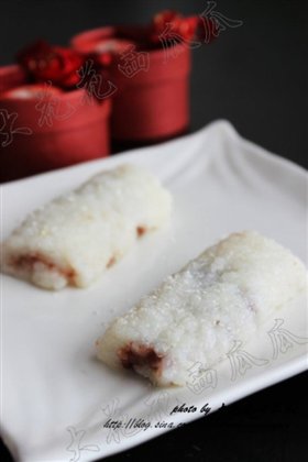 椰茸豆沙卷