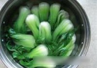 海米香菇扒油菜的做法 步骤4