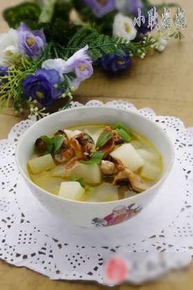 淡菜萝卜瘦肉汤