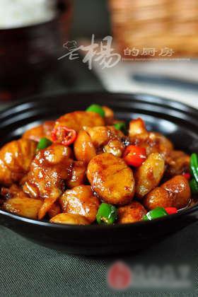 板栗烧牛蛙