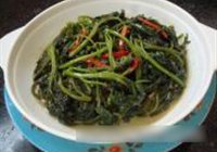 付乳椒丝炒番薯叶的做法 步骤6