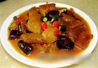 香菇炒猪皮的做法 步骤7