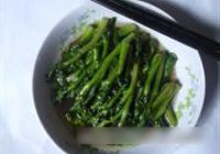 蚝油炒菜薹的做法 步骤4