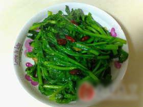 炝炒白油菜