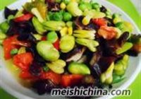 豆炒腊肥肠的做法 步骤8