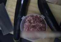 少油版肉末茄子的做法 步骤1