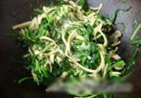 韭菜干豆腐炒肉的做法 步骤8