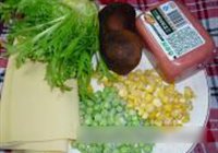 豆皮菊花卷的做法 步骤1