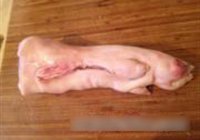 豆瓣酱版红烧猪蹄的做法 步骤1