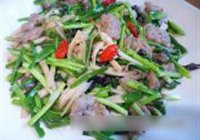 蒜苗牛肉的做法 步骤8