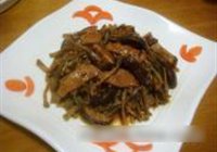 干豆角炒肉的做法 步骤10