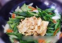 青蒜炒鸡蛋的做法 步骤8