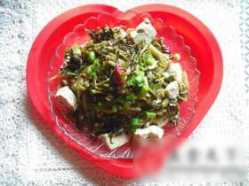 雪里蕻炖豆腐