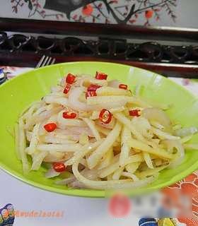 土豆丝炒洋葱丝