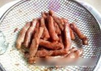 肉条炒龙牙豆的做法 步骤8