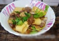 牛腩口蘑炖土豆粉的做法 步骤11