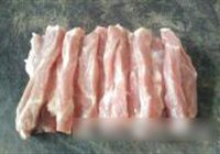 肉条炒龙牙豆的做法 步骤3
