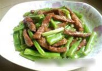 肉条炒龙牙豆的做法 步骤11