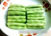 肉条炒龙牙豆的做法 步骤1