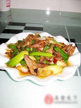 葱爆鸡杂