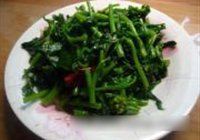 炝炒油菜心的做法 步骤6