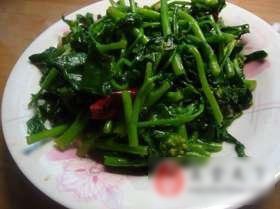 炝炒油菜心