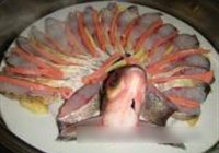 火腿开屏鱼的做法 步骤6