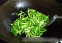 蒜苔肉丝的做法 步骤3