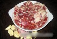 芥蓝炒腊味的做法 步骤4