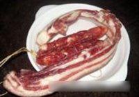 芥蓝炒腊味的做法 步骤3