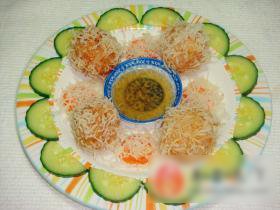 宴客海鲜炸虾花