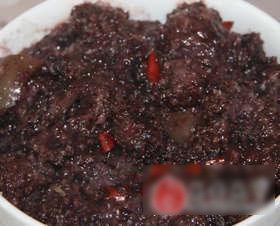 黑米粉蒸肉